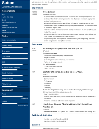 resume